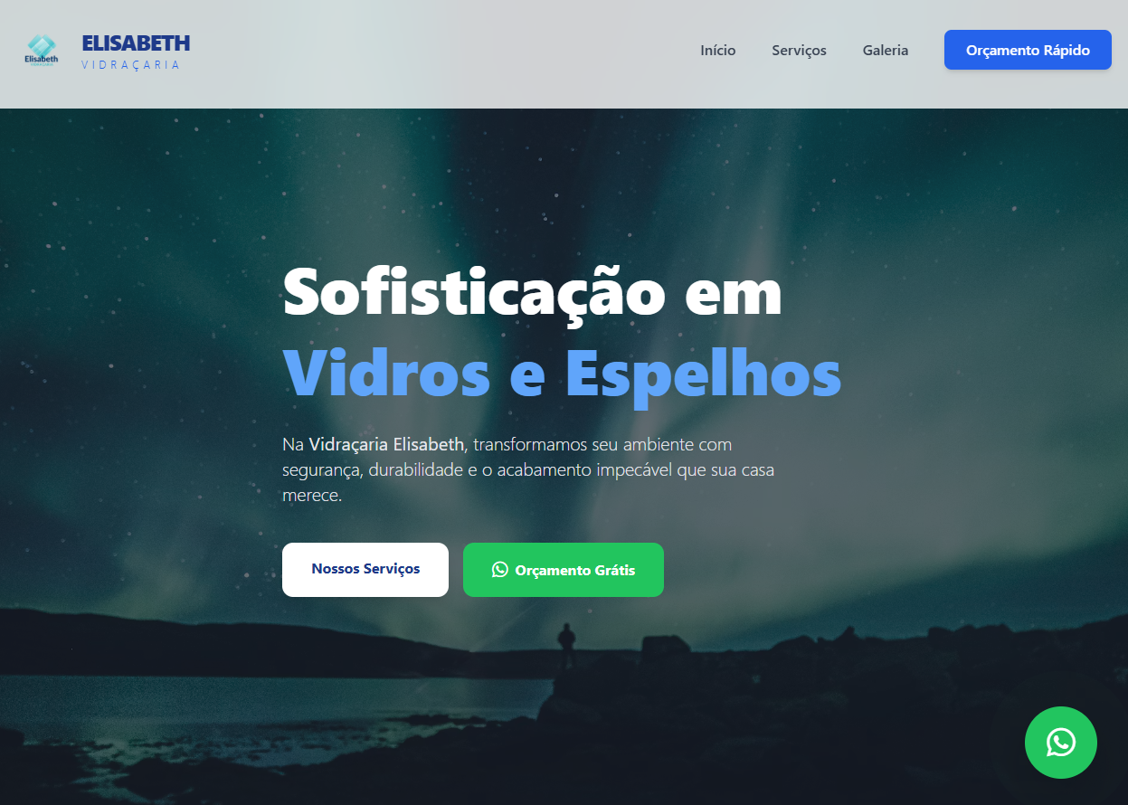 Projeto Vidracaria Elisabeth